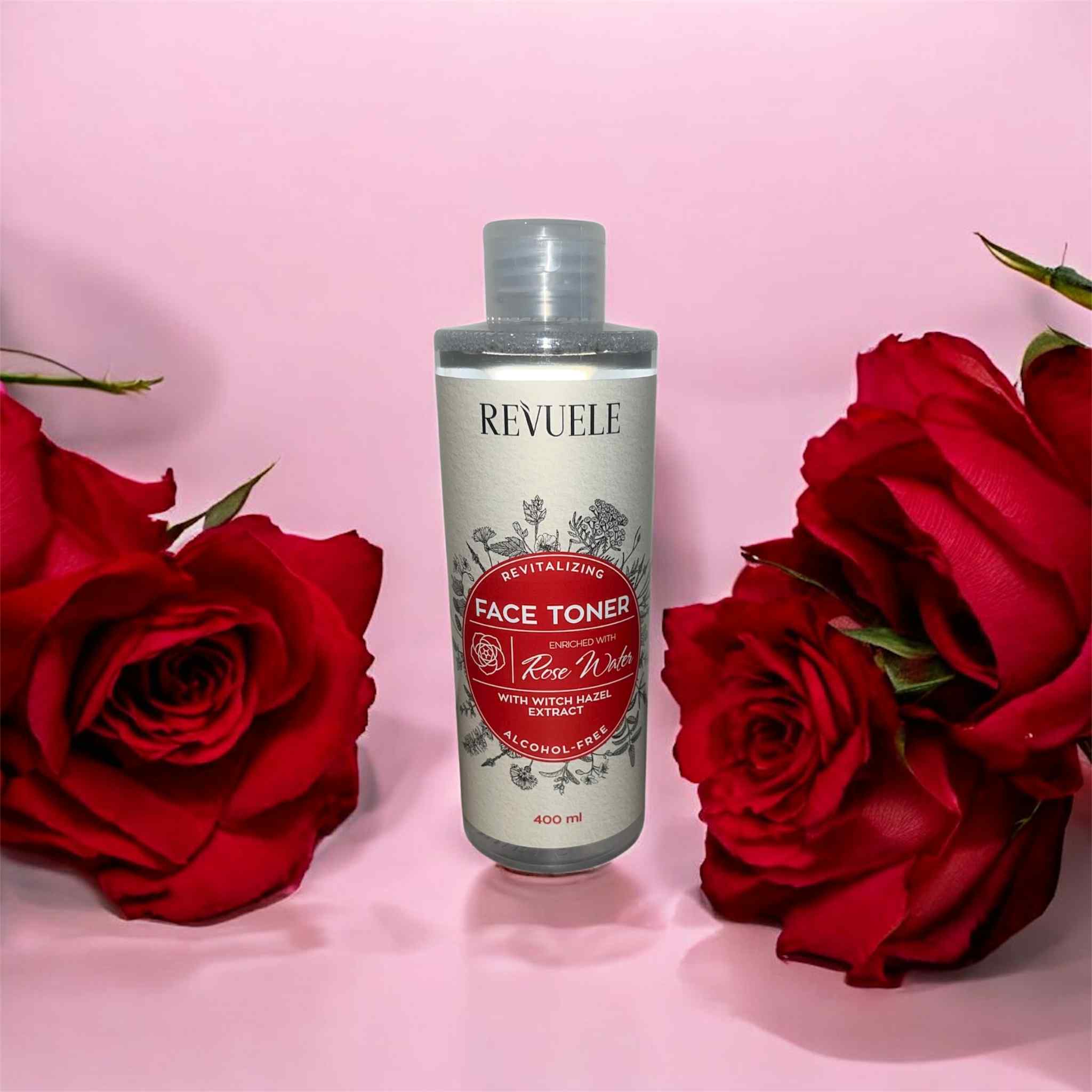 Tonique Visage Apaisant à l'Eau de Rose & Hamamelis