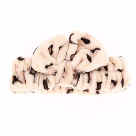 Bandeau Cheveux Démaquillage Léopard